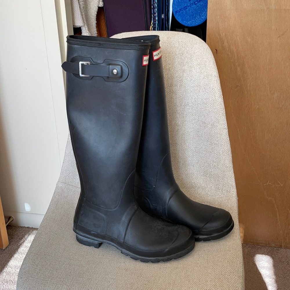 Hunter Boots Matte Black
